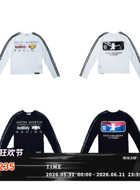 FVVO Parody Logo Slim-Fit Long Sleeve Tee 恶搞logo 修身长袖