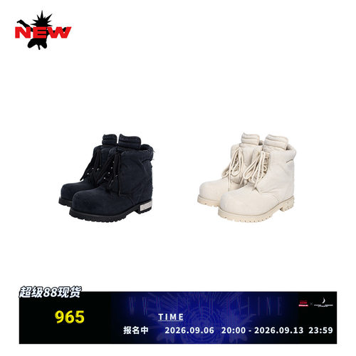 FVVO Washed Canvas Combat Boots  洗水帆布铸型战靴