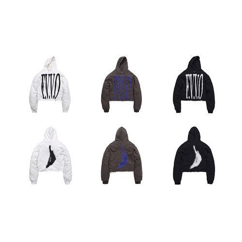 宽松国潮上衣服绣花连帽卫衣