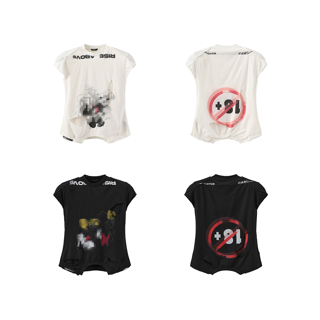 9TW FVVO Flip Mickey Hole vest   翻转“Micky”破洞背心