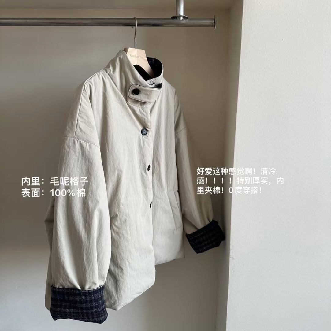 短款两面穿棉服女2024年新款冬季棉衣棉袄爆款潮保暖外套韩系加厚