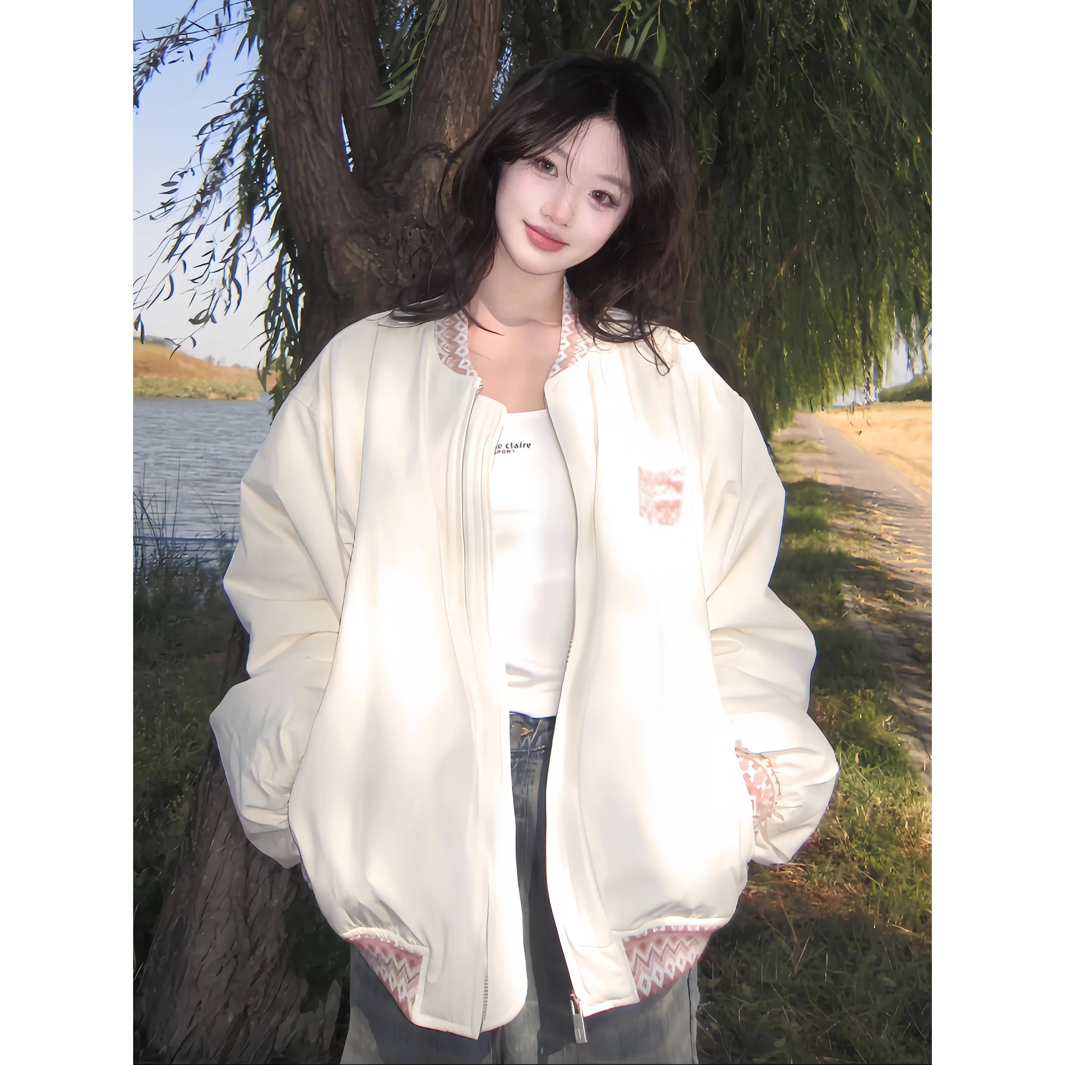 美式覆古棒球服棉服女2025冬季新款超好看棉袄外套小个子夹棉棉衣