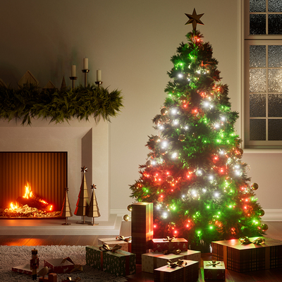 nanoleaf奇光万物智能新年灯RGB装饰氛围满天星耶诞LED挂树灯礼物