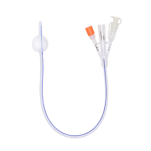 可孚三腔硅胶导尿管双腔男医用一次性无菌医疗尿管长期女用引流袋