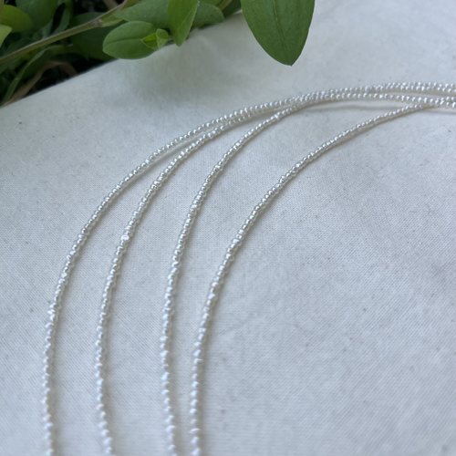 珍珠拾光keshi无核1-2mm半成品珠