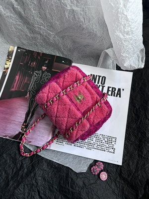 [Скачать] Chanel/Chanel Pink Blocking Fat Man Один плечевой сумка поперечного тела