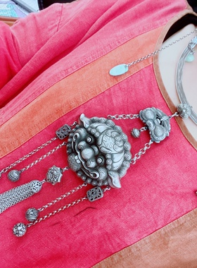 吊坠足银复古男女手工