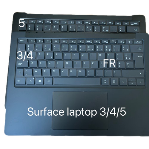 原装laptop3/4/5键盘总成1867 1868 1951 法文FR 13.5寸 c壳键盘
