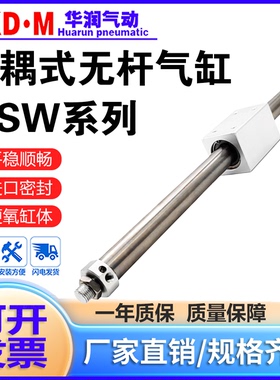替亿太诺磁偶式无杆气缸ESW 16 20  32X50X100X200X300X800-FA-LB