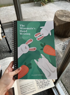 屿鱼文创五只妙脆角妙妙手写体练字钢笔字帖男女生漂亮学生楷行书