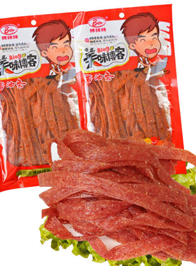 美味博客博辣辣香油条湖南特产辣条辣片80后辣条零食麻辣湖南小吃