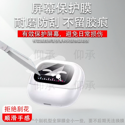适用于绿联H6magic耳机贴膜S6magic无线蓝牙耳机保护膜T6MagicWS208耳夹式保护套WS211非钢化高清防刮屏幕膜