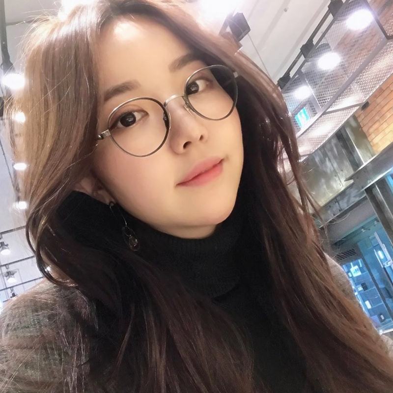 高颜值复古手工眼镜男925银超轻