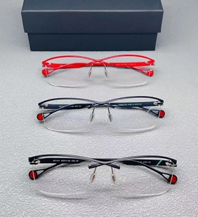 吴德才奥山清行眼镜法拉利设计师品牌KO-218半框近视眼镜男款商务
