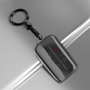 适用icar v27车钥匙套奇瑞iCAR超级v23/V27简约透明钥匙套壳包扣