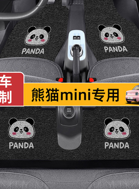 适用于吉利熊猫mini迷你卡丁骑士元气熊专用汽车脚垫2025款女士