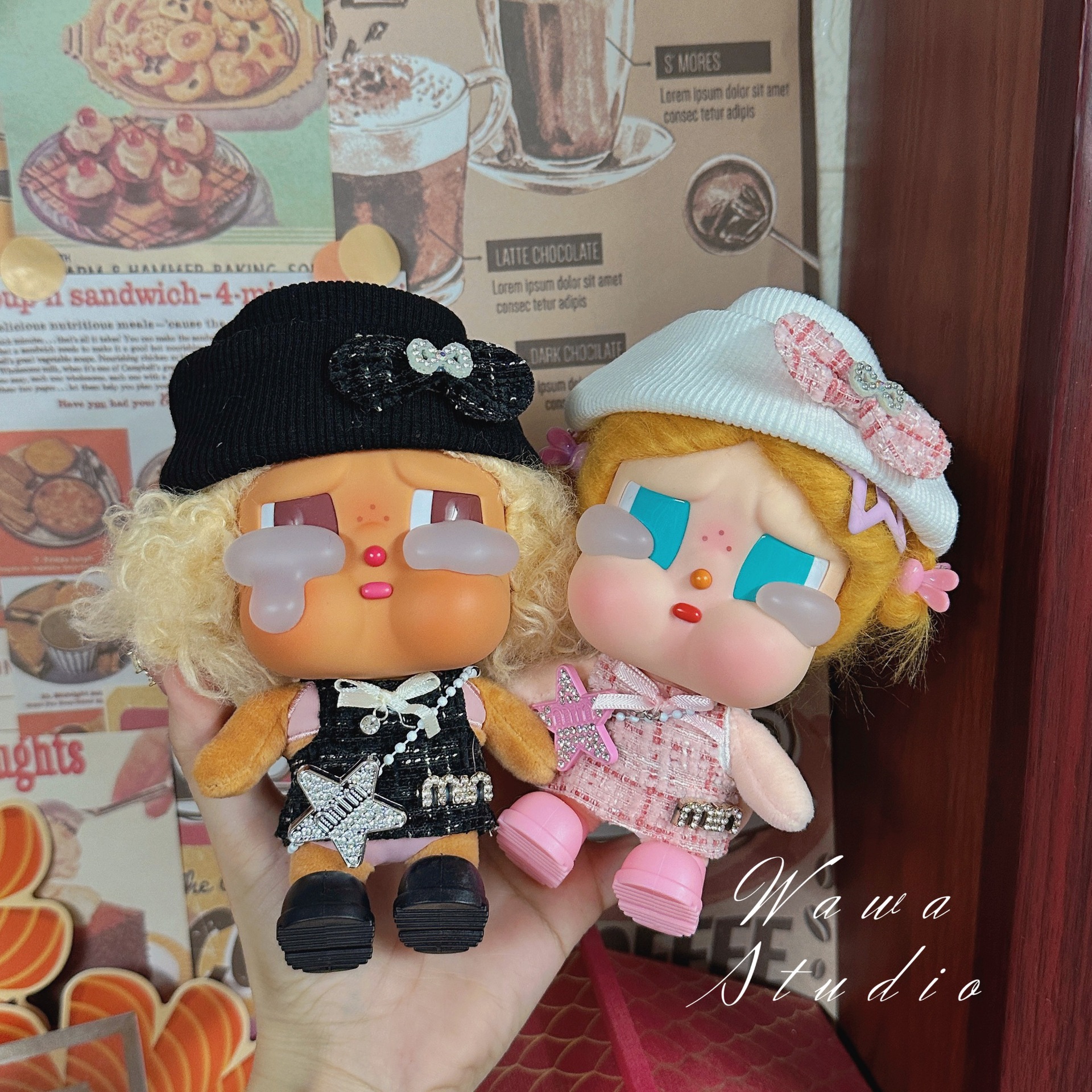 crybaby娃衣哭娃衣服vacation系列搪胶毛绒吊卡裙子裤子套装帽子