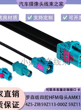 罗森版四腔HFM母头AMK12D-1M4Z5-Z转59Z113-000Z/59Z114汽车线束