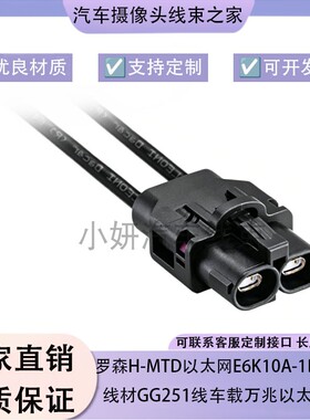 罗森博格H-MTD以太网E6K10A-1BZZ5-A线材GG251车载万兆以太网线束