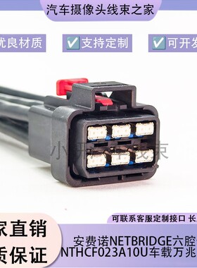 安费诺NETBridge六腔母NTHCF023A10U车载万兆以太网转2302510-9