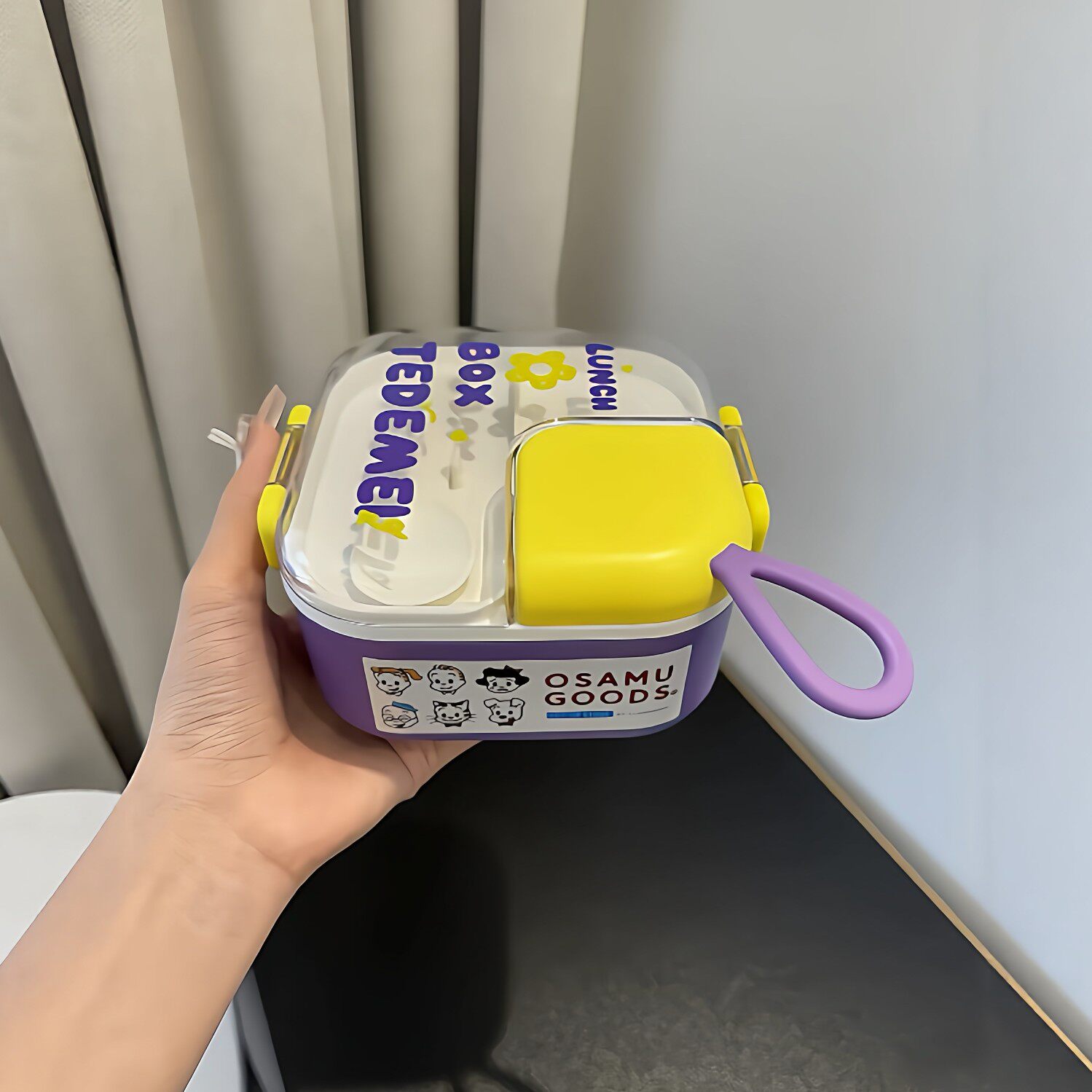 日系保鲜盒水果便当盒食品级不锈钢密封饭盒带盖上班族便携外出