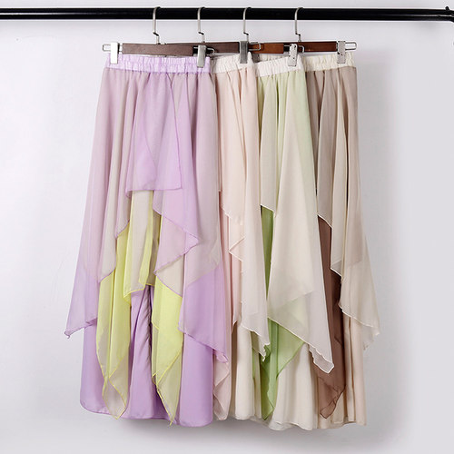 古典舞服装女宽松飘逸雪纺裙裤