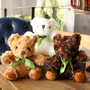 小号泰迪熊小熊公仔毛绒玩具玩偶婚庆抛洒游戏布娃娃公司活动礼品