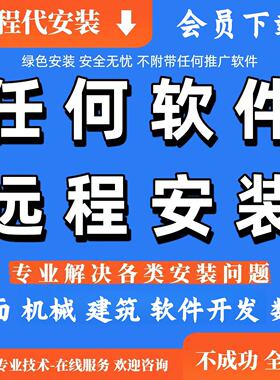 各类软件远程安装服务