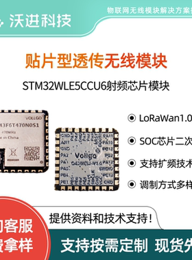 LoRaWAN节点模块STM32WLE5CCU6低功耗远距离SX1262 RF模块