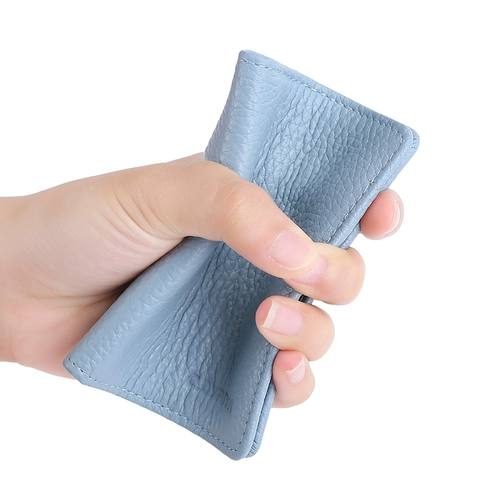 Картхолдер, ультратонкая антимагнитная маленькая сумка через плечо, мужской чехол для водительских прав, из натуральной кожи