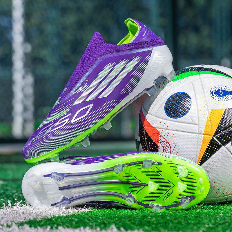 2026新款足球鞋男女款成人儿童学生比赛训练长钉AG专用防滑踢球鞋