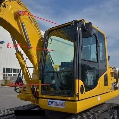 【小松】小松pc130-8挖机玻璃挡风前后天窗门玻不包邮发物流