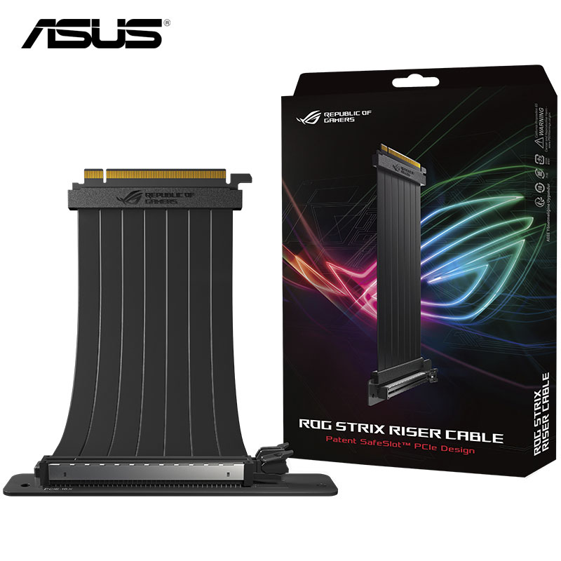 ASUS华硕RS200 RS201 ROG RISER CABLE显卡4.0垂直转换延长线支架