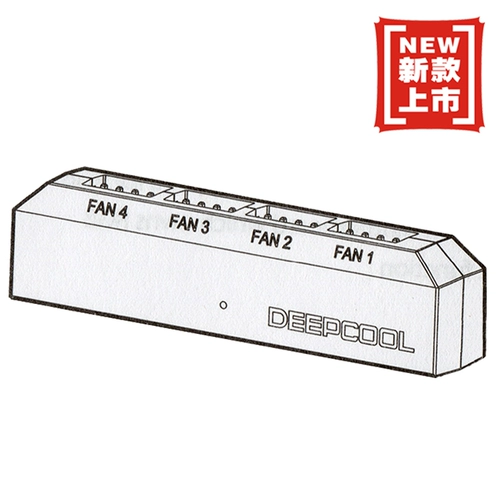 Kyushu Fengshen/DeepCool Fan Hub Hub One Trag 4 Pwm Smart Demport Control 4pin Fan