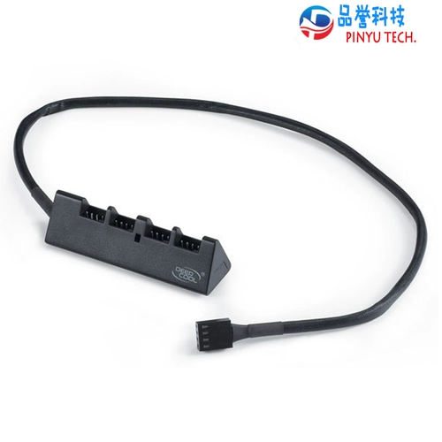 Kyushu Fengshen/DeepCool Fan Hub Hub One Trag 4 Pwm Smart Demport Control 4pin Fan
