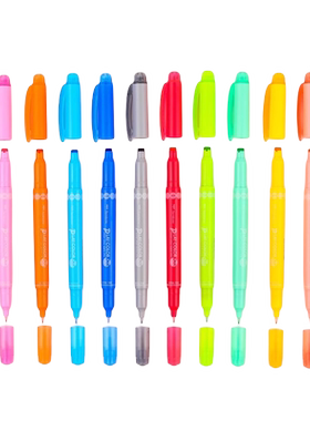 可画可写双头荧光笔彩色笔蜻蜓