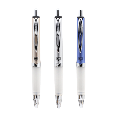 防疲劳软握胶作业按动中性笔