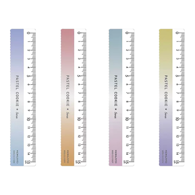 圆角不刮手学生多功能绘图波浪尺