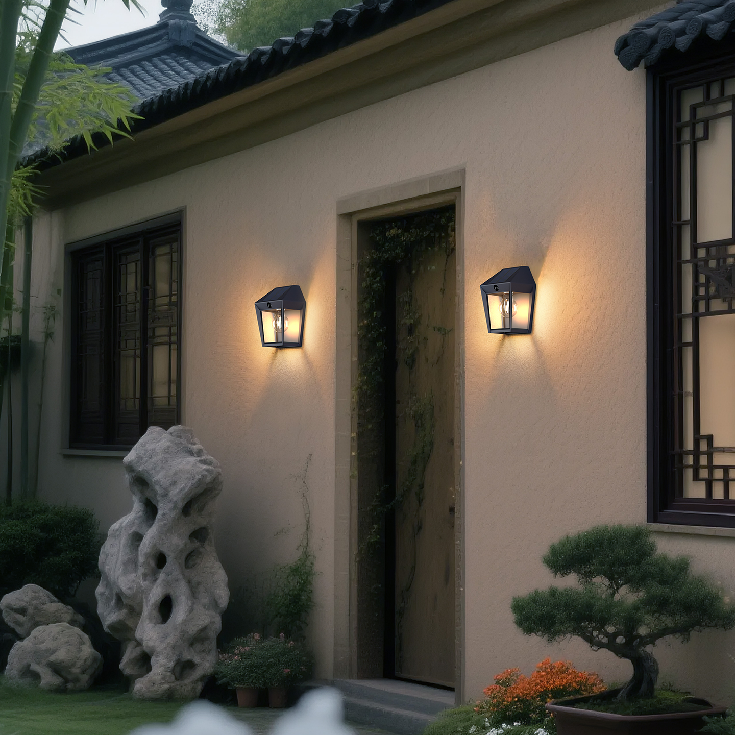 UME太阳能壁灯户外防水景观庭院路灯围墙照明灯花园感应安防灯具,家装灯饰光源,户外壁灯,淘宝优惠券,粉丝福利购,淘宝优惠卷