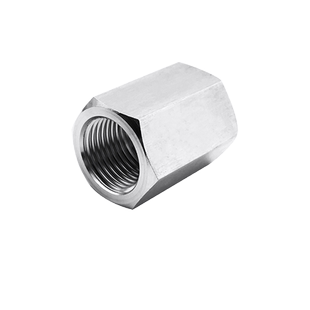 304不锈钢六角棒内丝NPT高压内螺纹直通加厚G2分3分4分6分M14*1.5