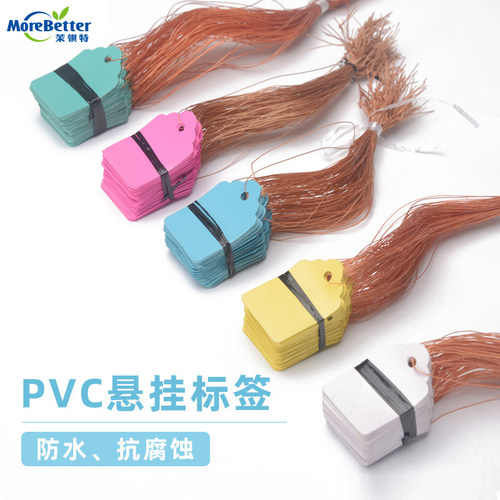 园艺pvc悬挂标签吊牌尼龙绳子