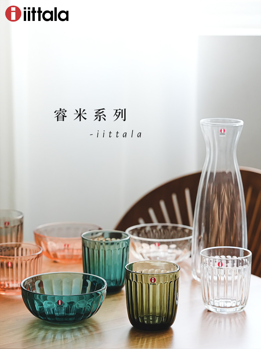 Finland imports Iittala Itala raami Ruimi glass bowl cup red wine high-footed wine glass set