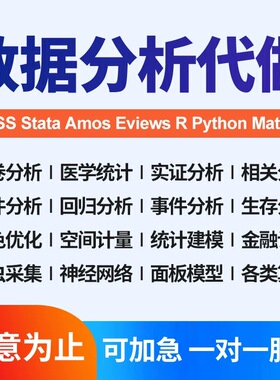 MATLAB数学建模帮做stata实证python统计建模数据分析医学CAD代做