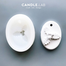 Ароматерапия DIY материалы/инструменты candle.lab | 圣诞挂牌diy香薰石膏蜡烛蜡片扩香石手工硅胶模具11