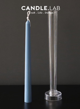 CANDLE.LAB | 蜡烛用半圆头长杆枝形细杆PC模具透明硬质塑料模具