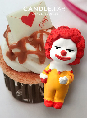 CANDLE.LAB | 卡通小丑DIY香薰石膏蜡烛扩香石手工硅胶模具N1