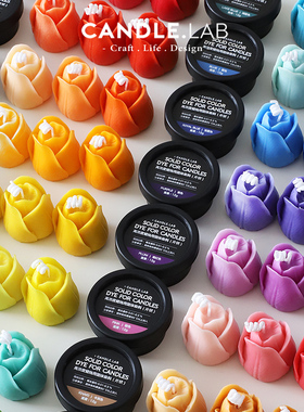 CANDLE.LAB | 香薰蜡烛固体片状染料diy大豆蜡蜂蜡石蜡果冻蜡颜料