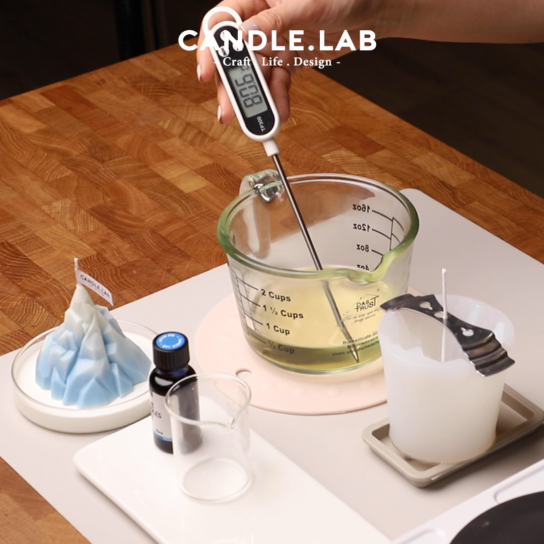 CANDLE.LAB  DIY香薰蜡烛蜡片测温电子显示屏温度计手工挂件23