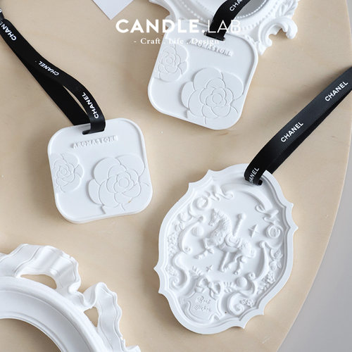 山茶花木马diy香薰石膏挂牌模具