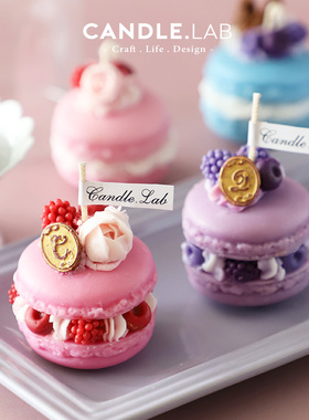 CANDLE.LAB | 马卡龙半颗DIY香薰蜡烛扩香手工硅胶模具26
